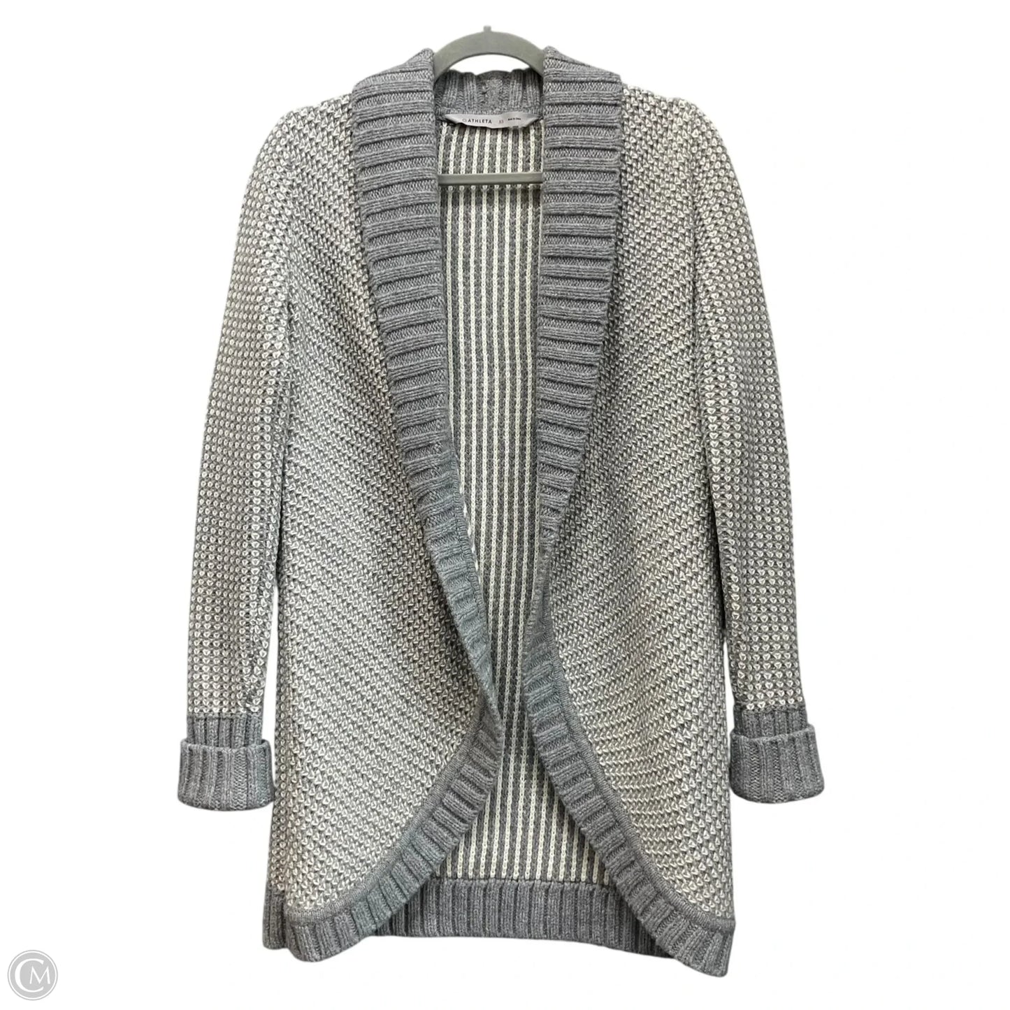 Sweater Cardigan By Athleta In Grey, Size: Xs