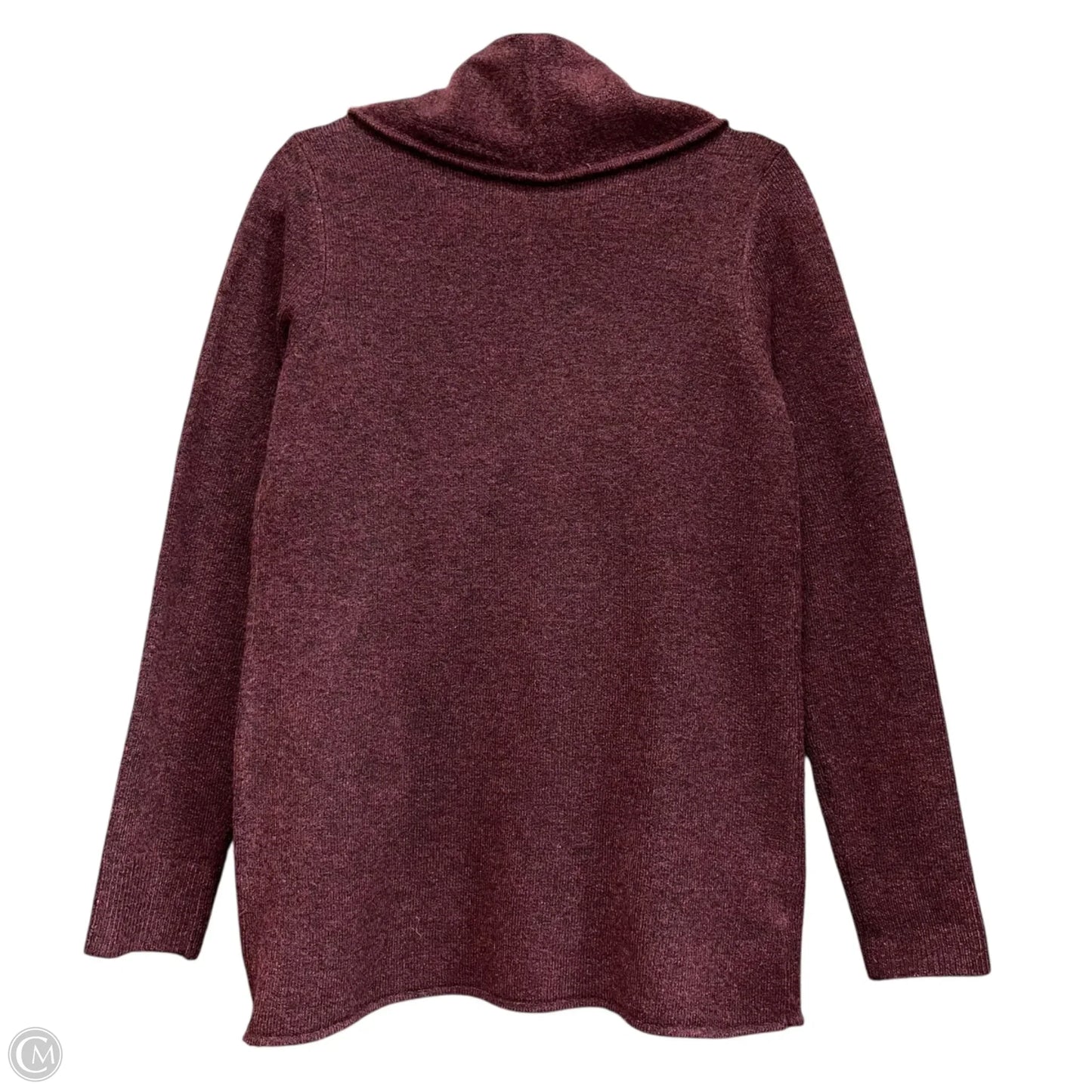 Sweater Cardigan By Loft In Purple, Size: Xs