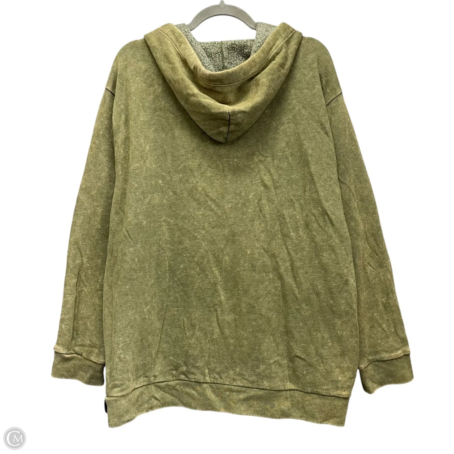 Sweatshirt Hoodie By Pink In Green, Size: L
