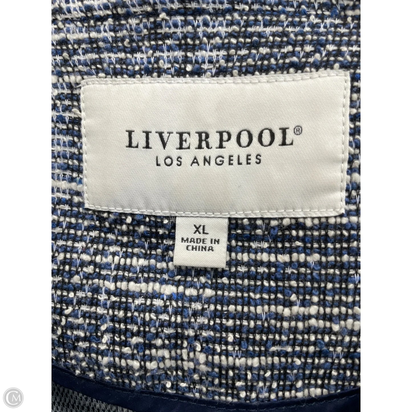 Jacket Other By Liverpool In Blue, Size: Xl