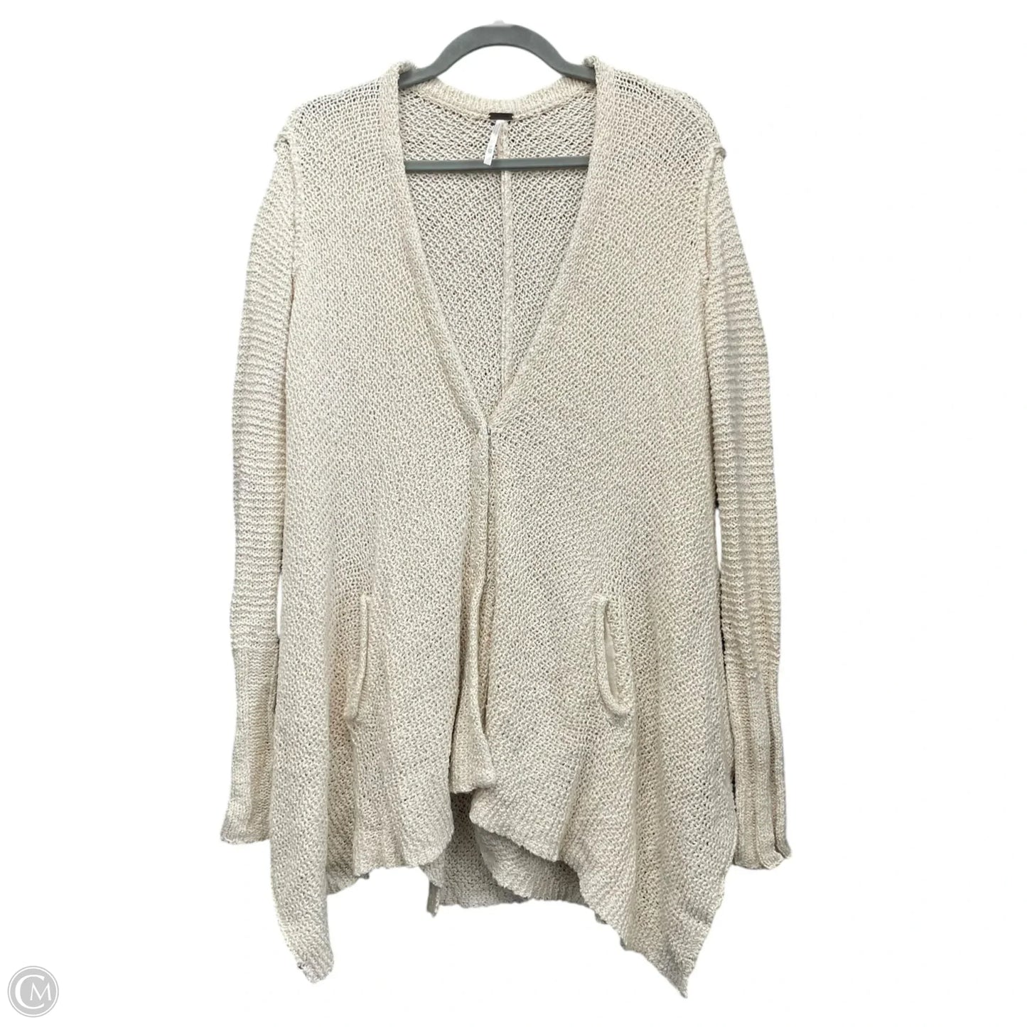 Sweater Cardigan By Free People In Cream, Size: Xs