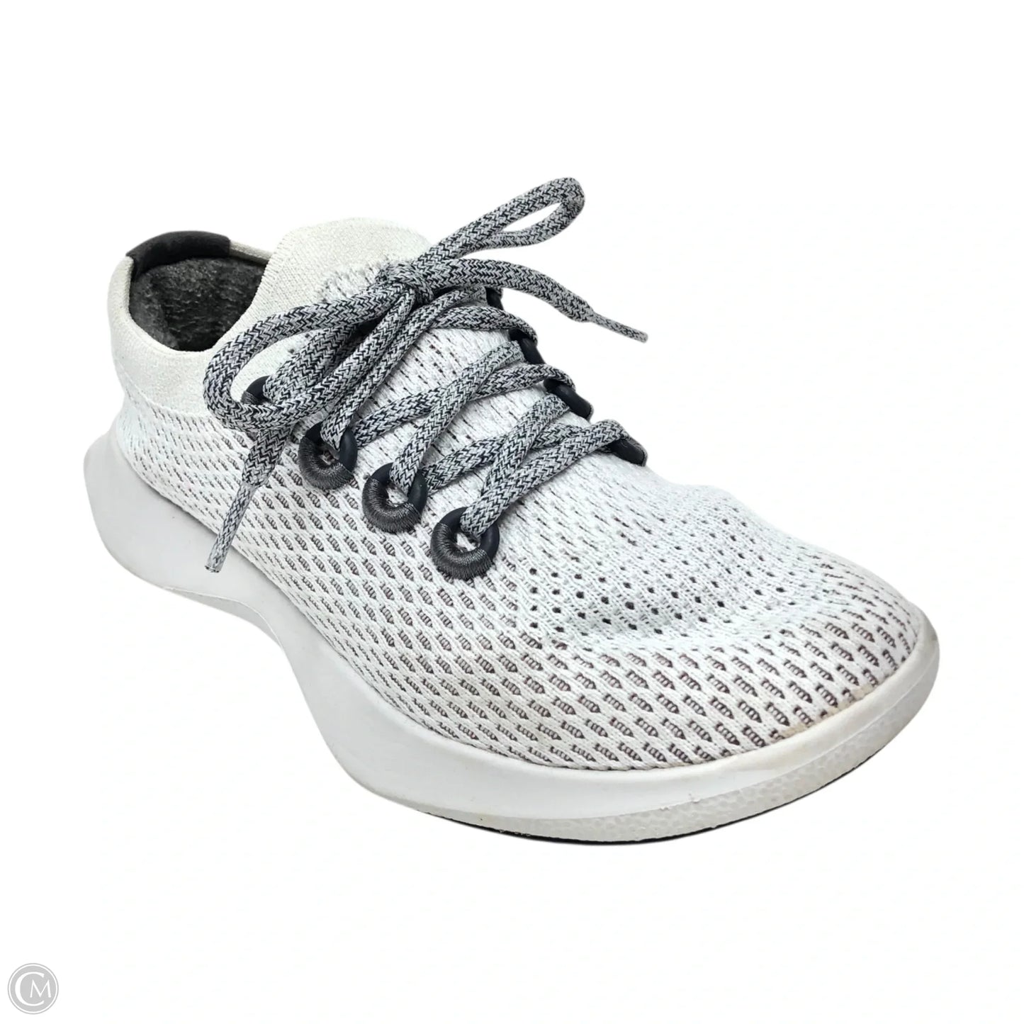 Shoes Sneakers By Allbirds In Grey & White, Size: 7