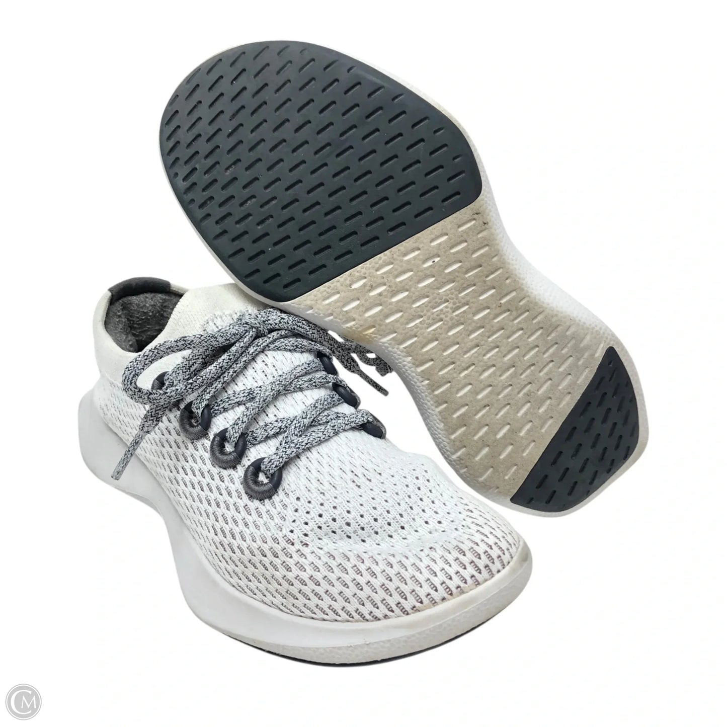 Shoes Sneakers By Allbirds In Grey & White, Size: 7