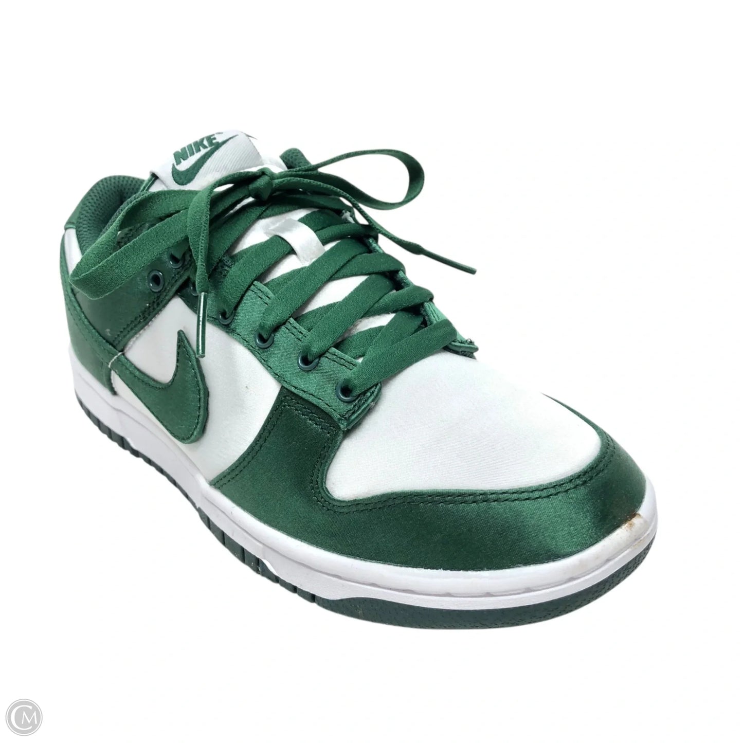 Shoes Sneakers By Nike In Green & White, Size: 7