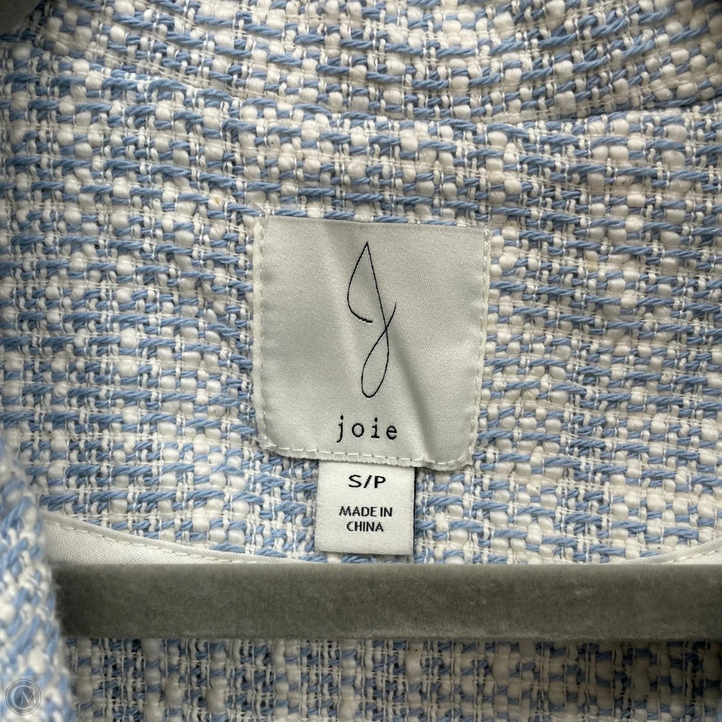 Blazer By Joie In Blue & White, Size: S