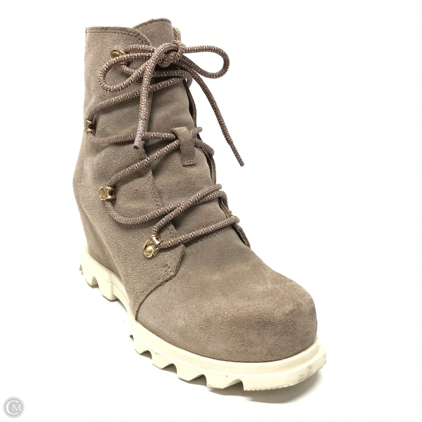 Boots Ankle Heels By Sorel In Taupe, Size: 7.5