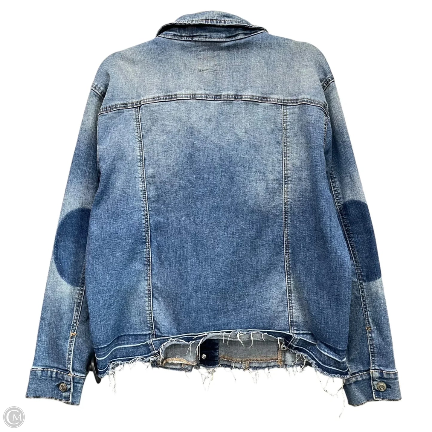 Jacket Denim By Kensie In Blue Denim, Size: L