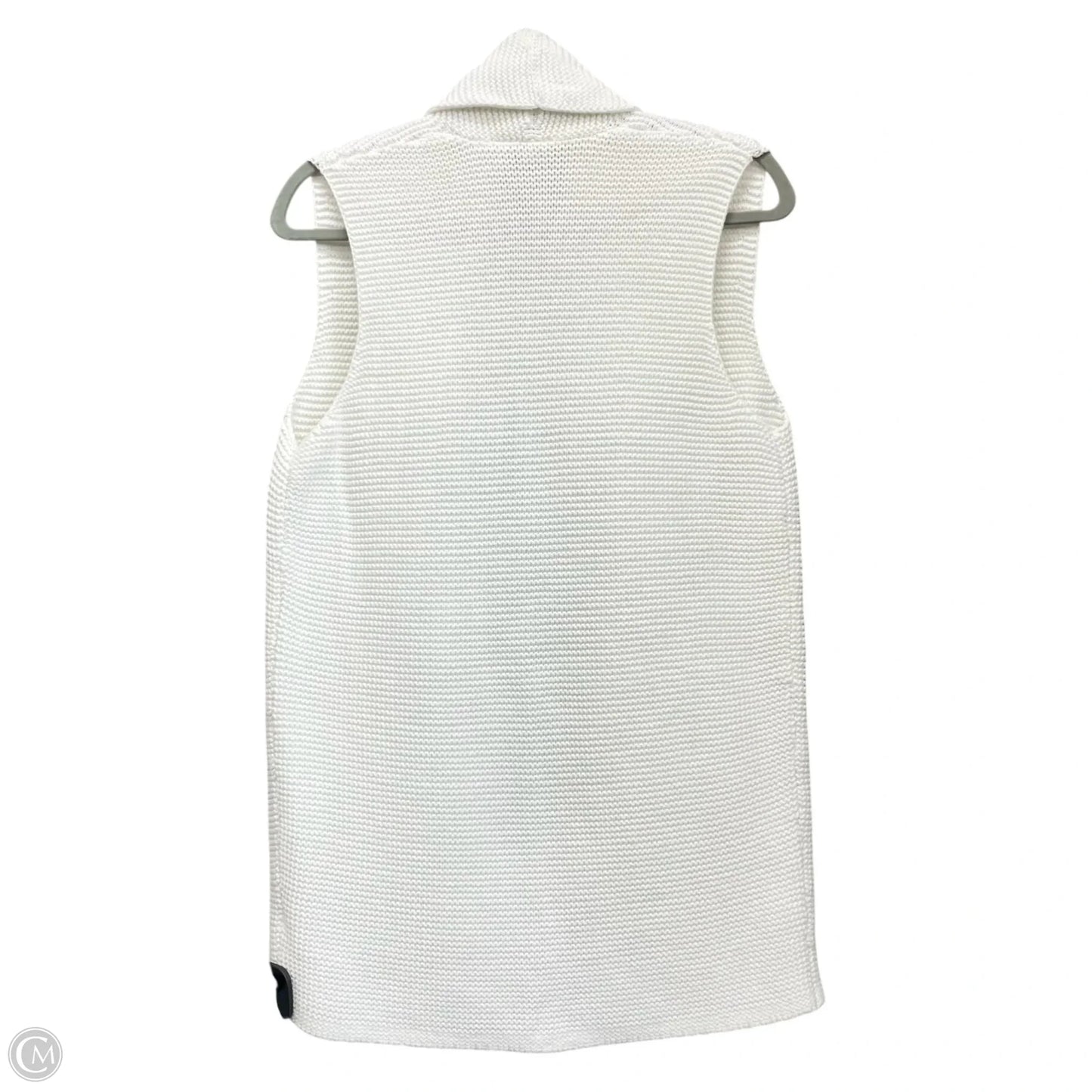Sweater Cardigan By Gap In White, Size: S