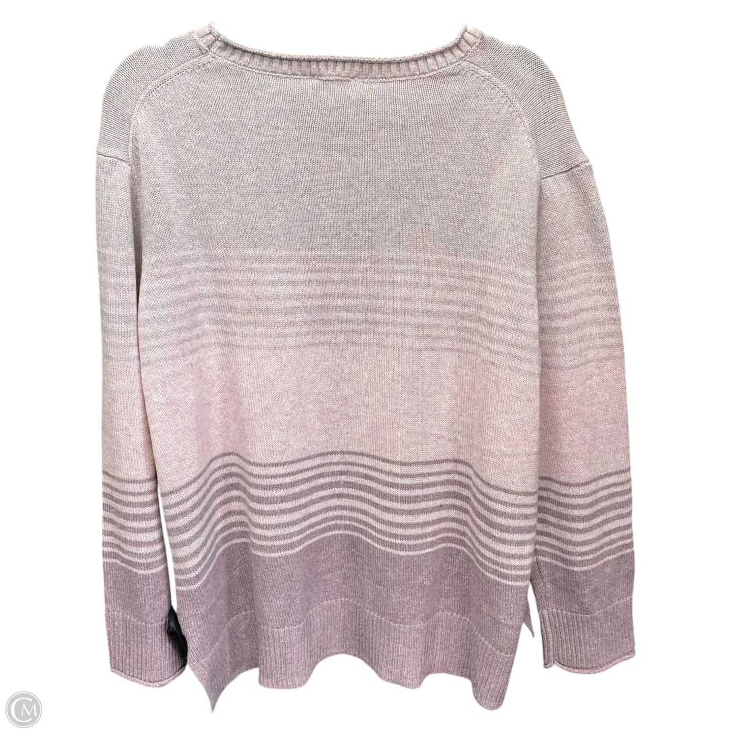 Sweater By Ella Moss In Pink & Purple, Size: Xl