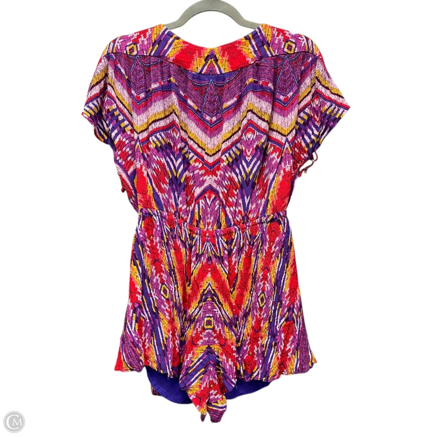 Romper By Free People In Purple & Red, Size: S