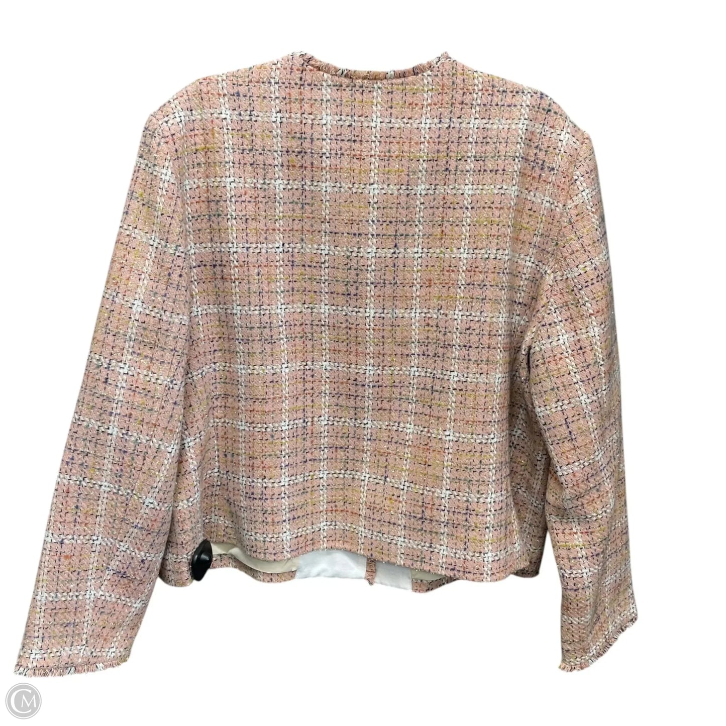Blazer By Loft In Gold & Pink, Size: Xxl
