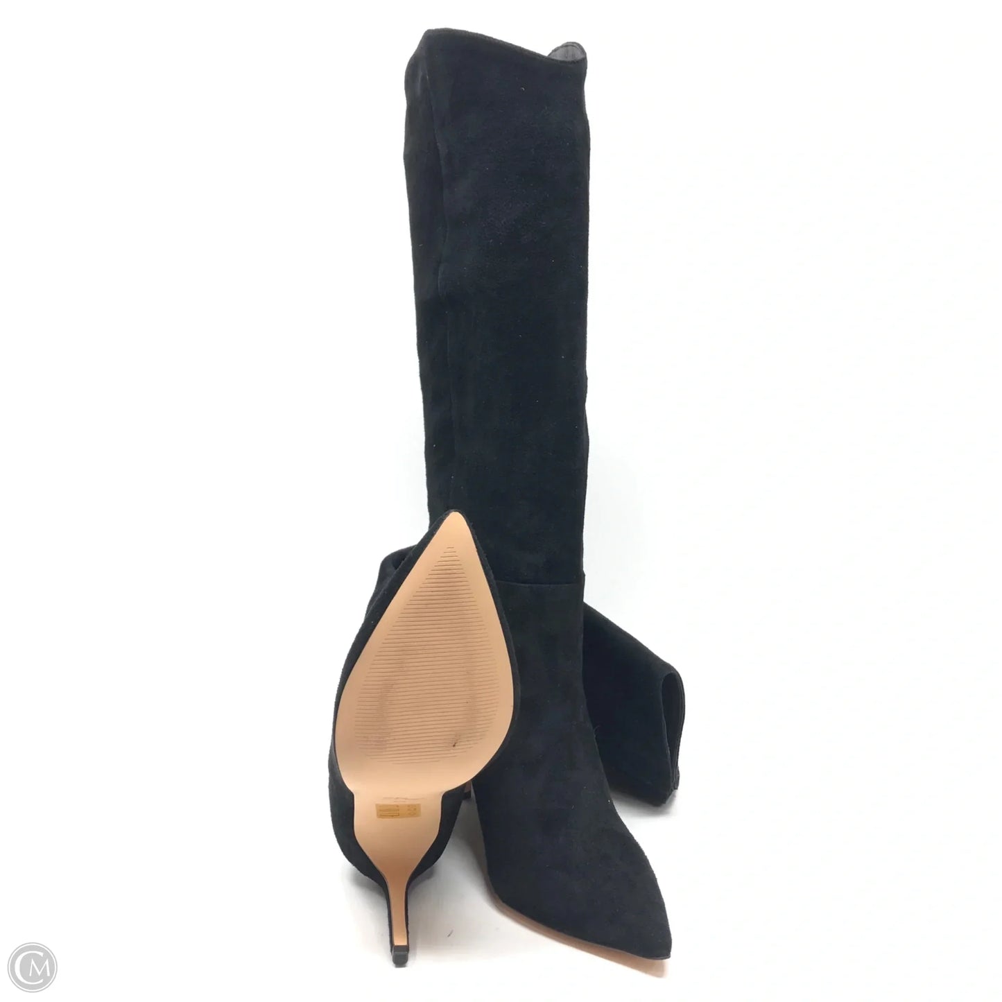 Boots Knee Heels By J. Crew In Black, Size: 9.5