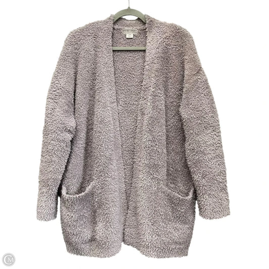 Sweater Cardigan By Barefoot Dreams In Grey, Size: M