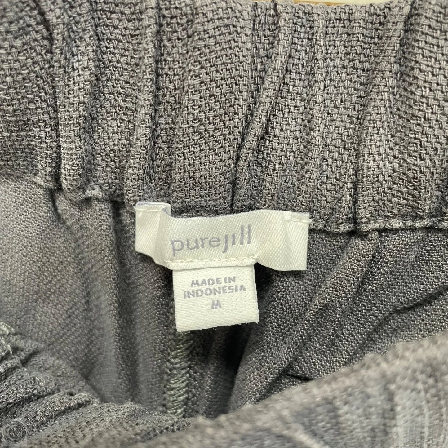 Pants Lounge By Pure Jill In Grey, Size: M