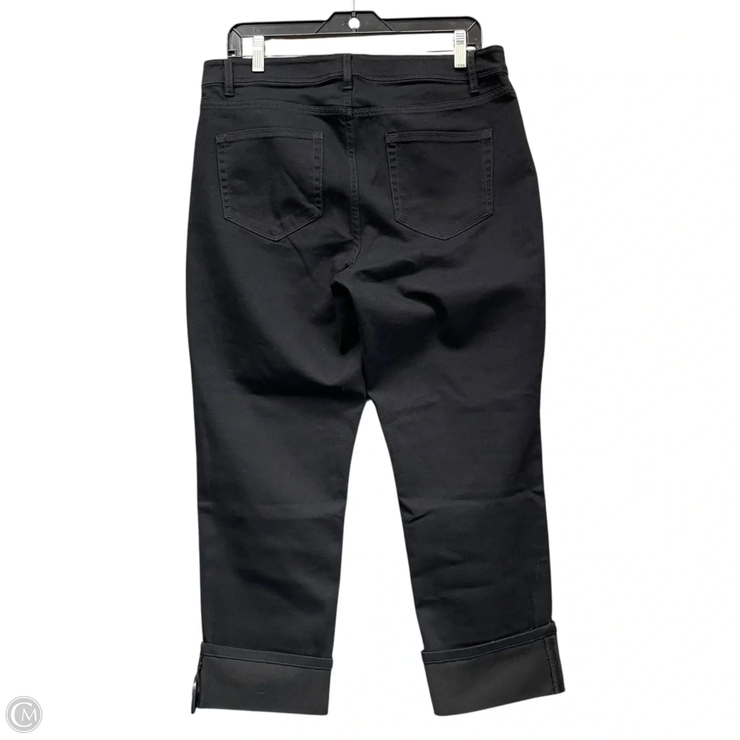 Jeans Cropped By J. Jill In Black, Size: 12
