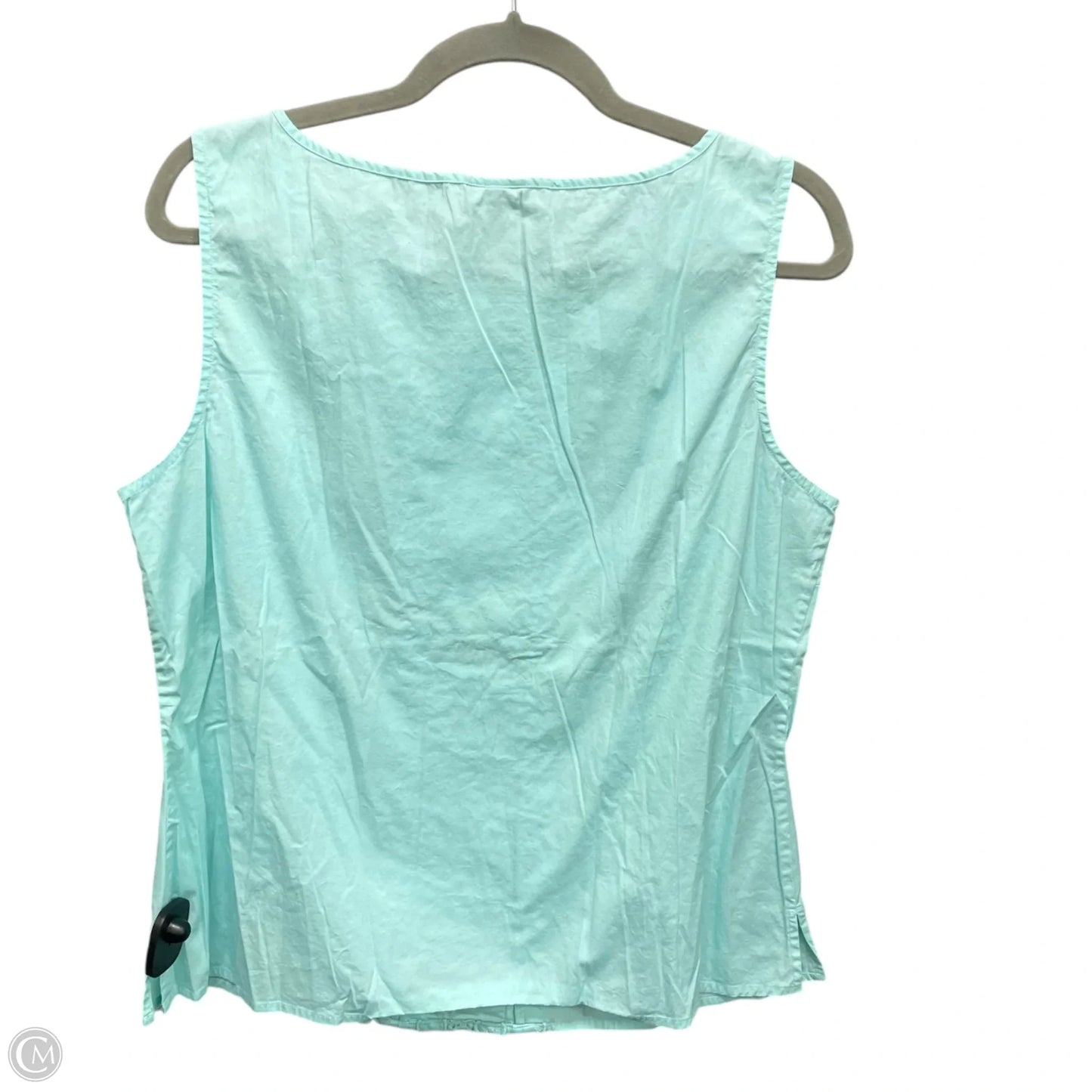 Top Sleeveless By Talbots In Blue, Size: 16