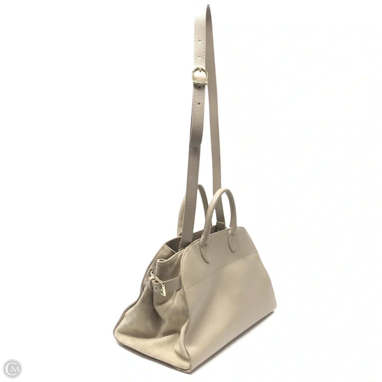 Handbag Leather By Cmc, Size: Medium