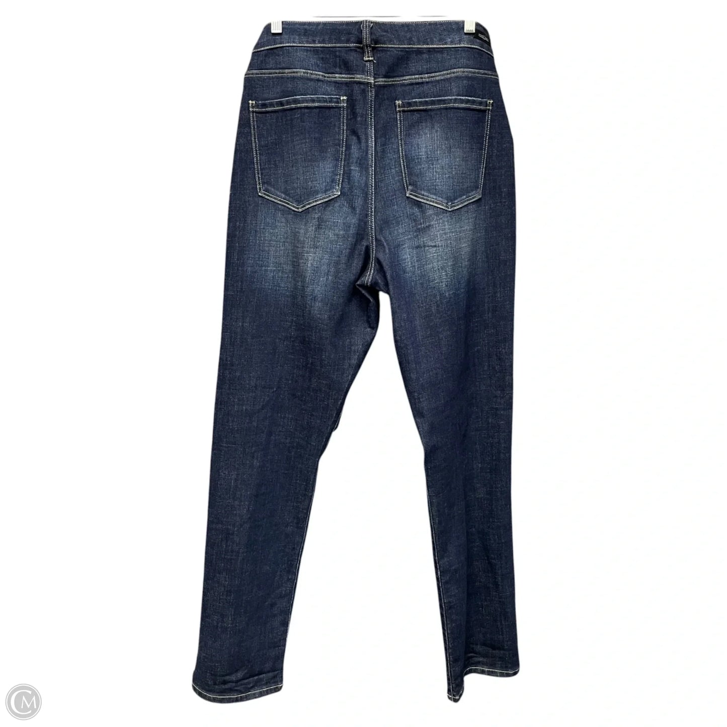 Jeans Straight By Liverpool In Blue Denim, Size: 14