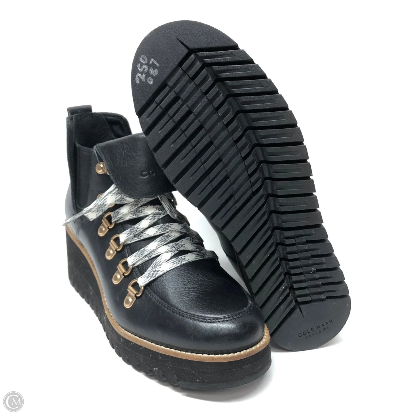 Boots Ankle Heels By Cole-haan In Black, Size: 6.5