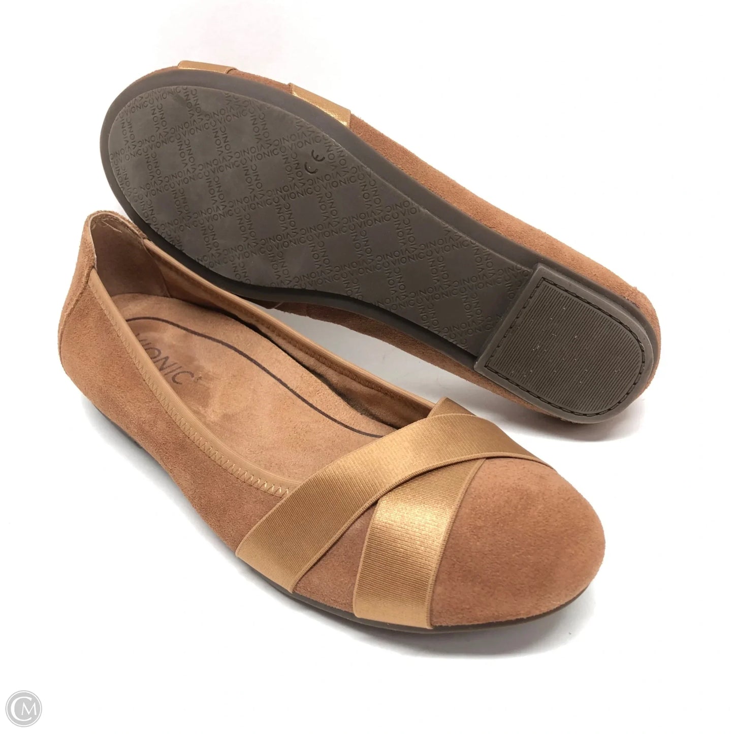 Shoes Flats By Vionic In Brown, Size: 8