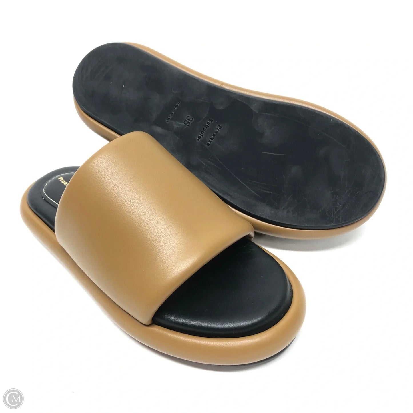 Sandals Luxury Designer By Proenza-schouler In Brown, Size: 6