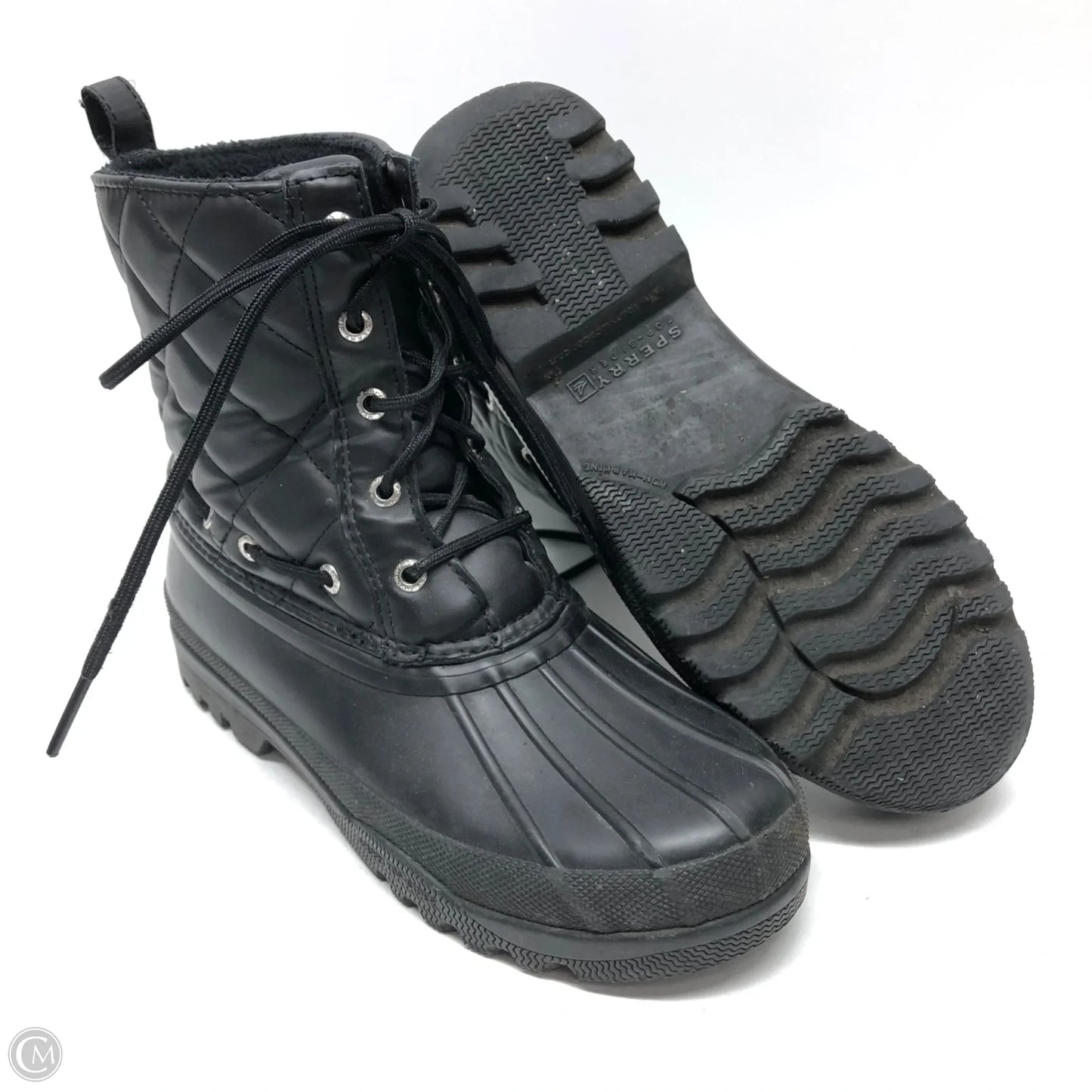 Boots Rain By Sperry In Black, Size: 7