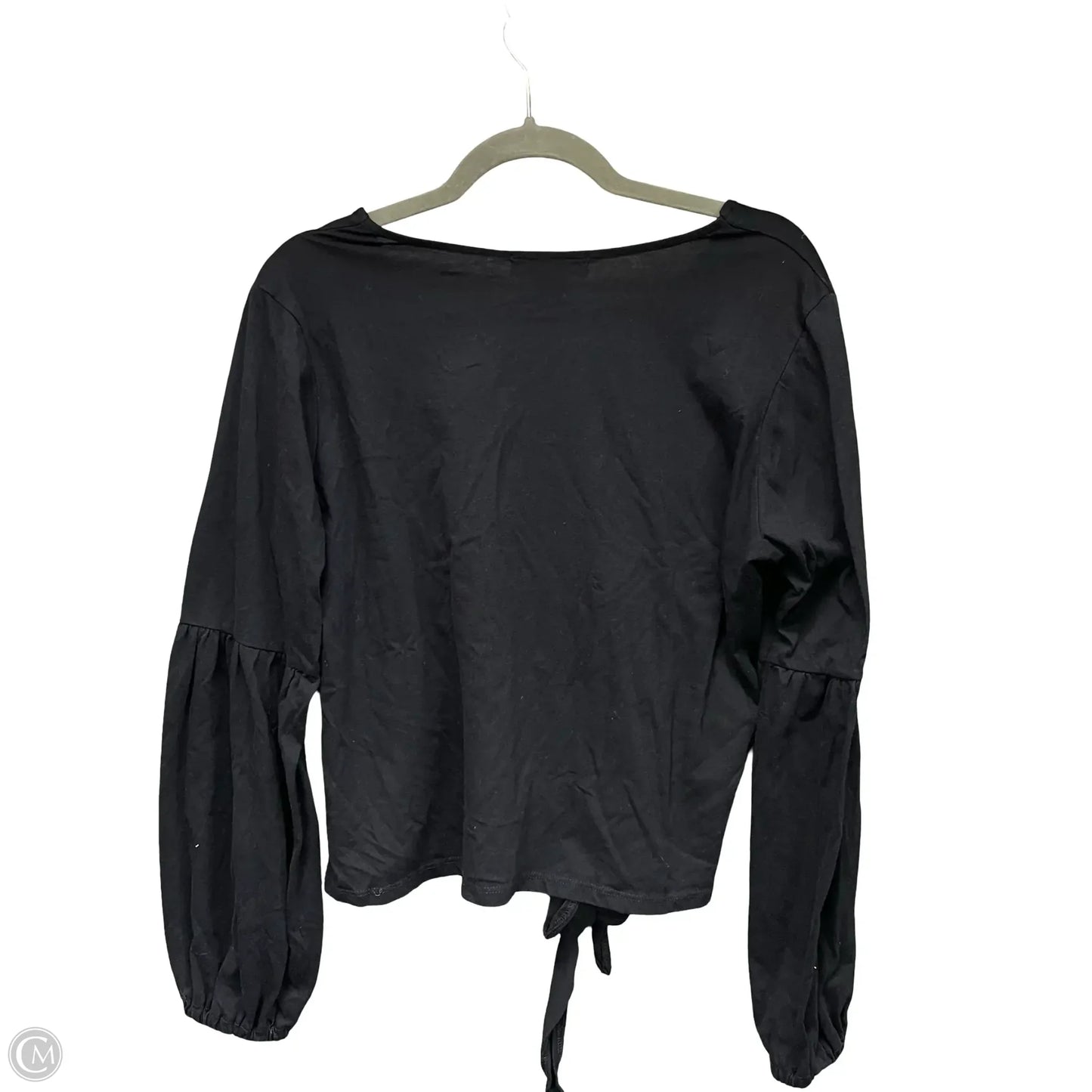 Top Long Sleeve By Rock & Roll In Black, Size: Xl