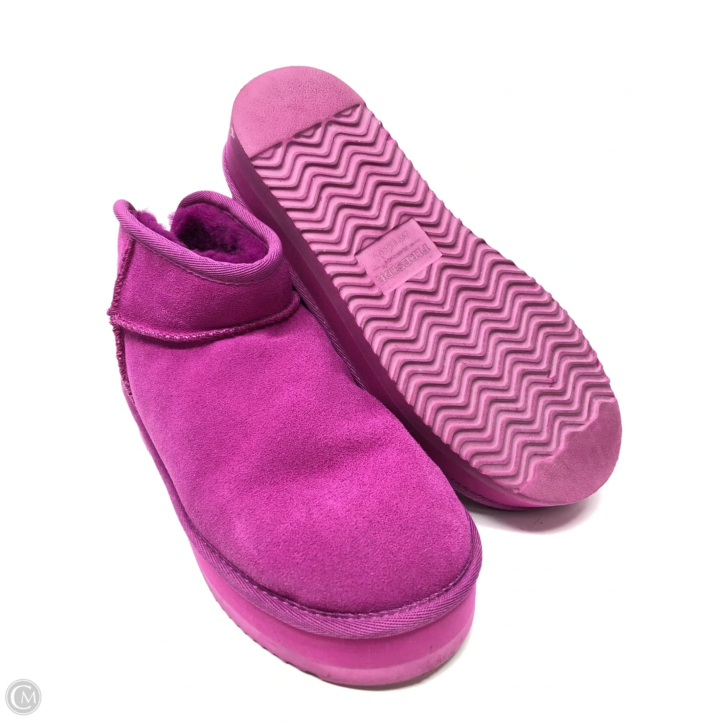 Boots Ankle Flats By Cmc In Pink, Size: 9
