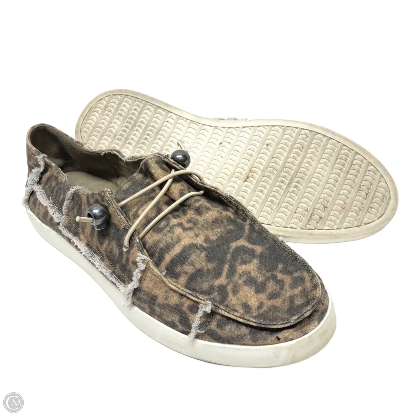 Shoes Flats By Yellow Box In Animal Print, Size: 8