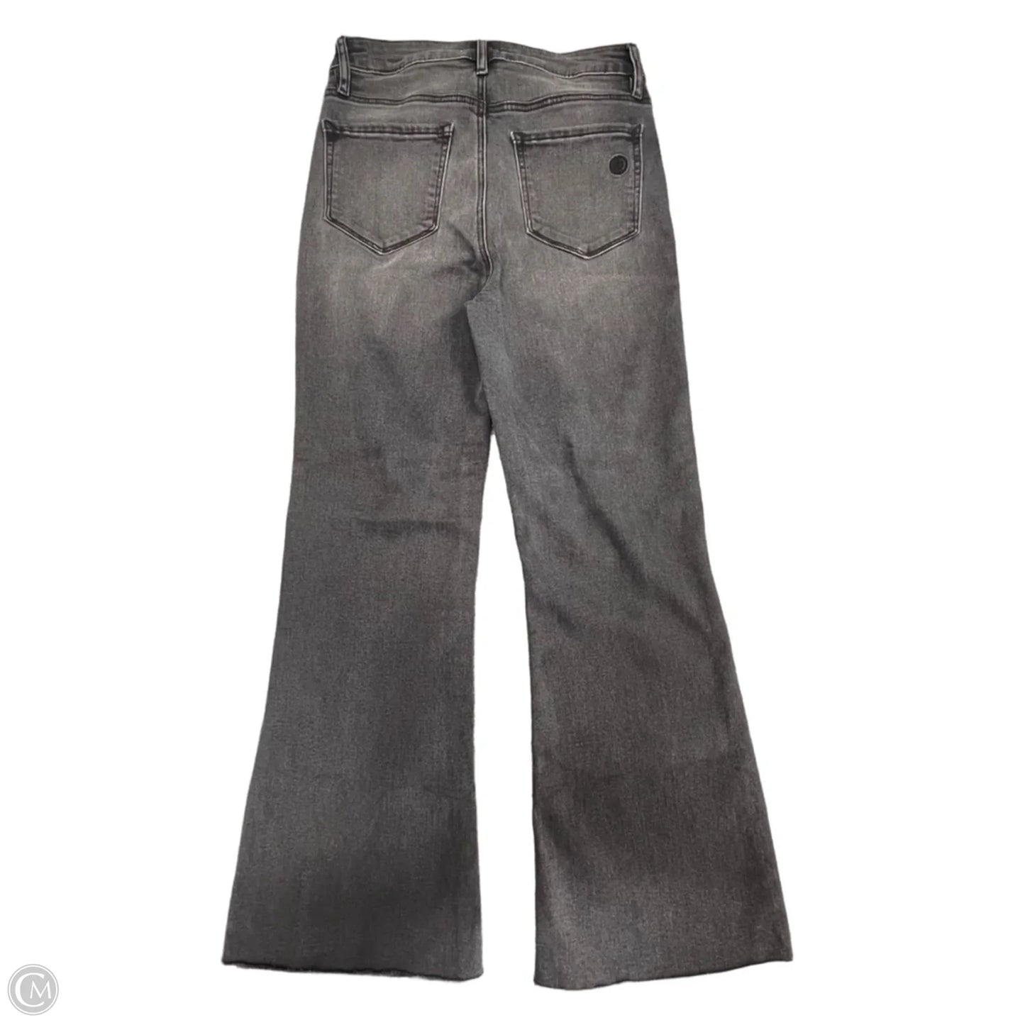 Jeans Flared By Earthbound In Black Denim, Size: 6