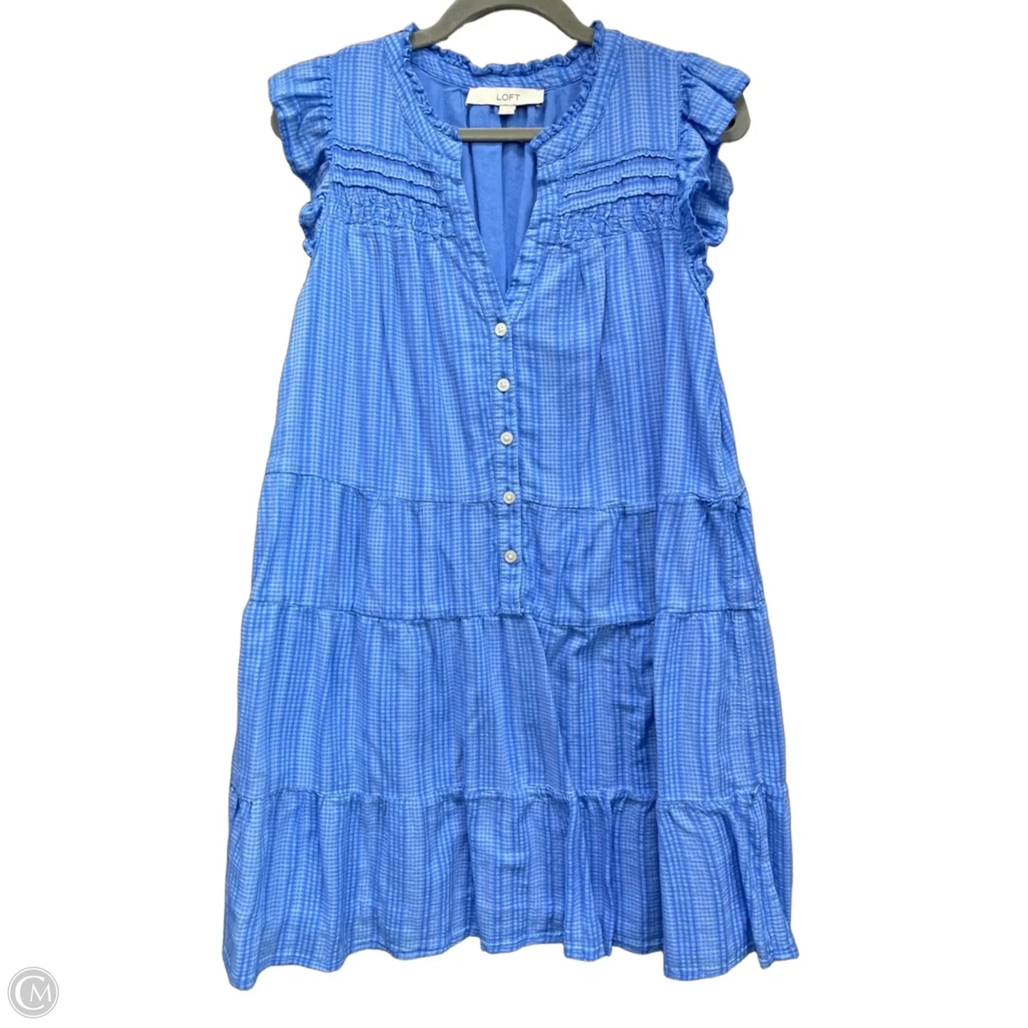 Dress Casual Short By Loft In Blue, Size: M