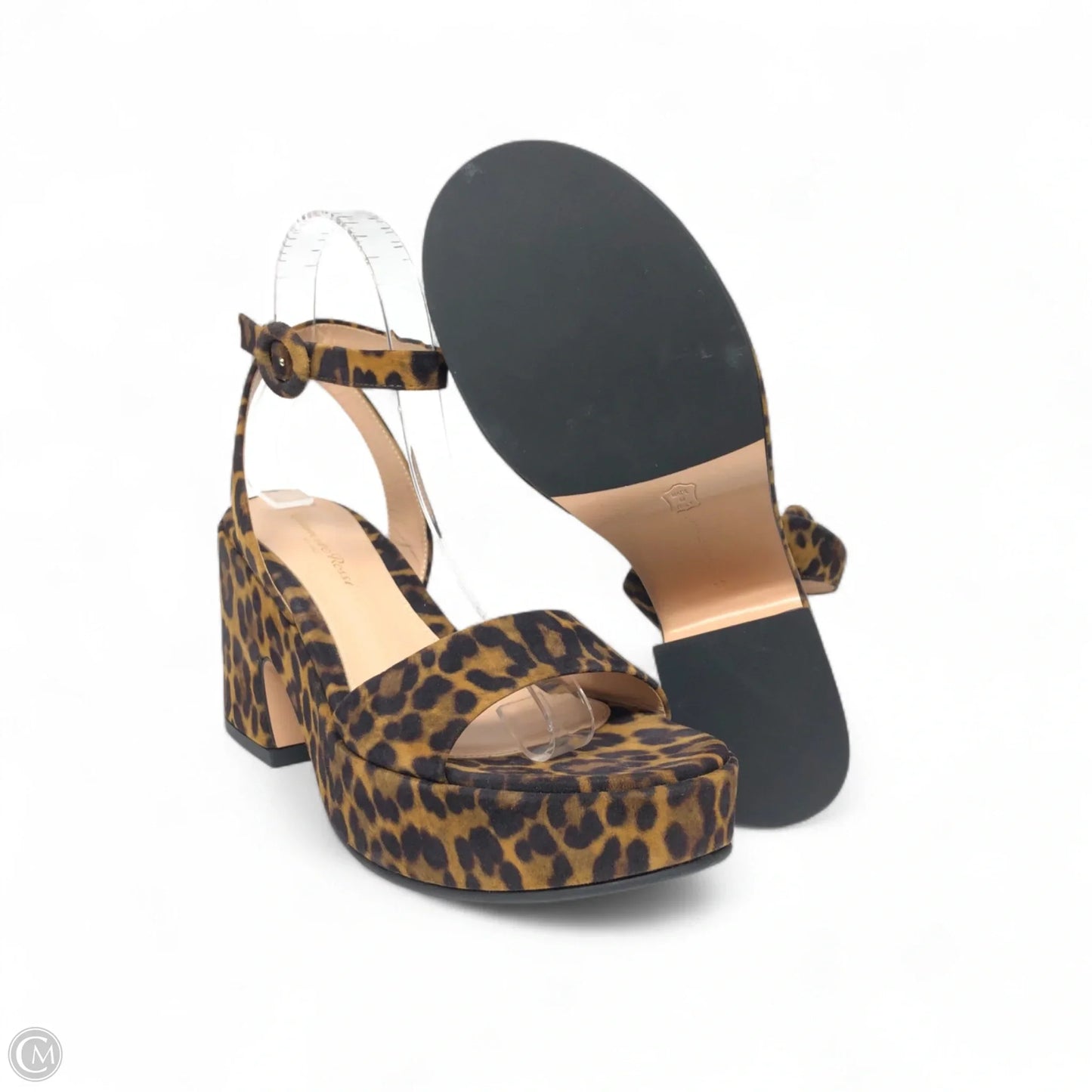 Shoes Heels Wedge By Cma In Animal Print, Size: 7