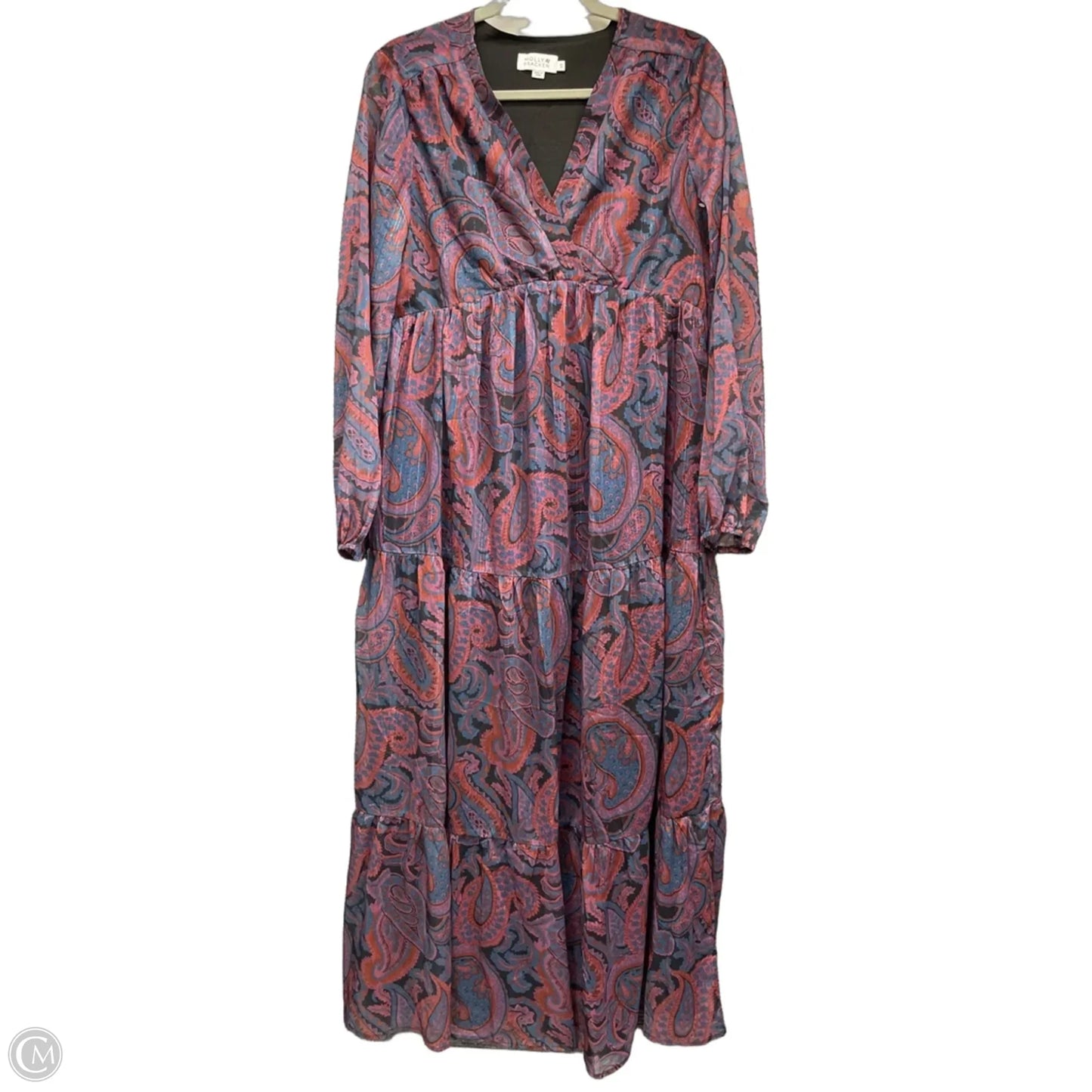 Dress Casual Maxi By Molly Bracken In Blue & Purple, Size: S
