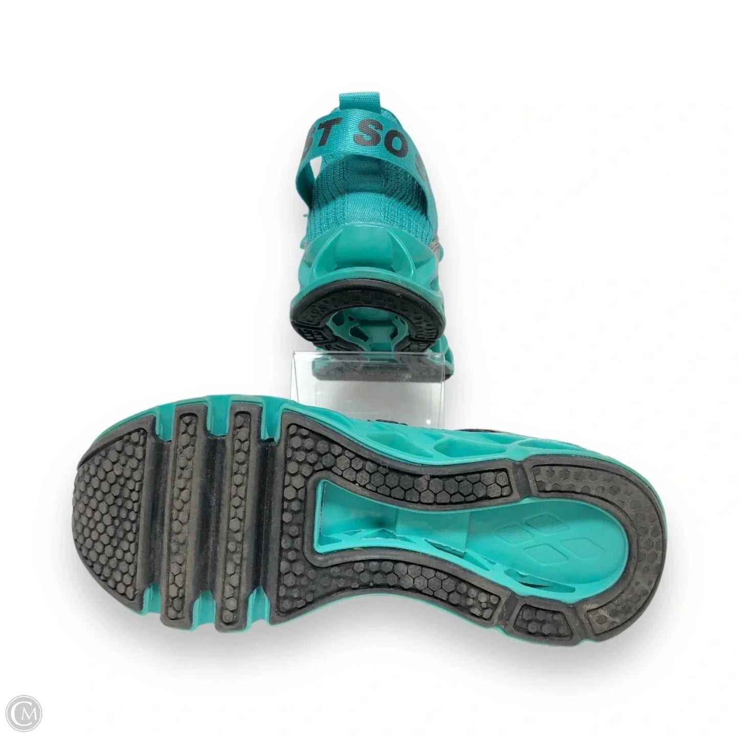 Shoes Athletic By Clothes Mentor In Teal, Size: 7.5