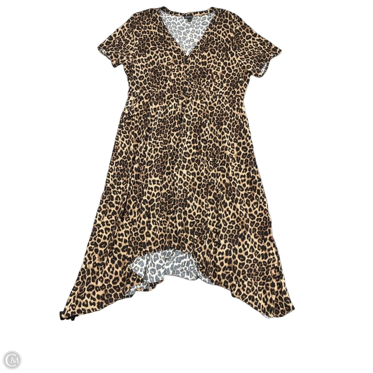 Dress Casual Midi By Torrid In Animal Print, Size: 2x