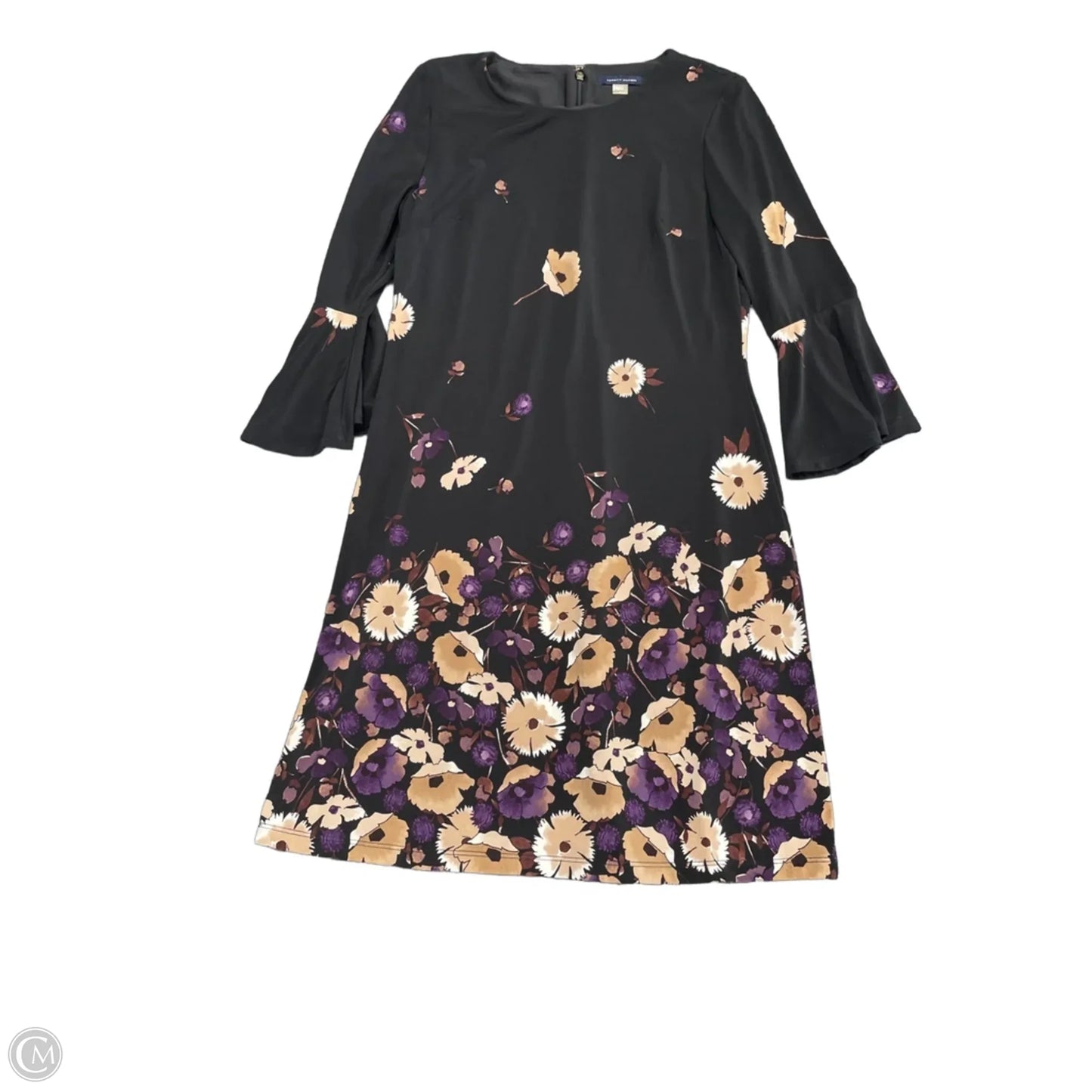 Dress Casual Short By Tommy Hilfiger In Black & Purple, Size: 8
