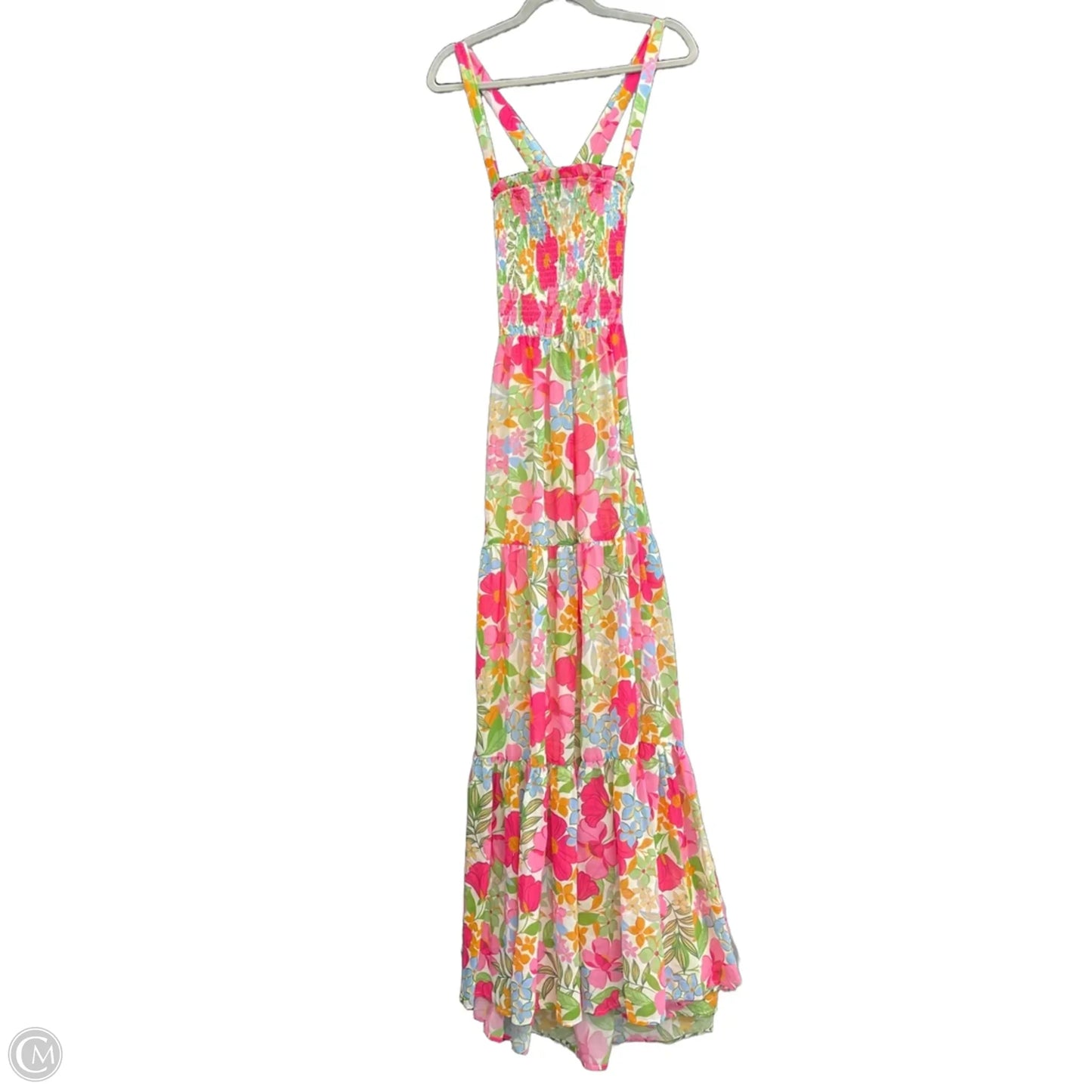 Dress Casual Maxi By Flying Tomato In Floral Print, Size: L