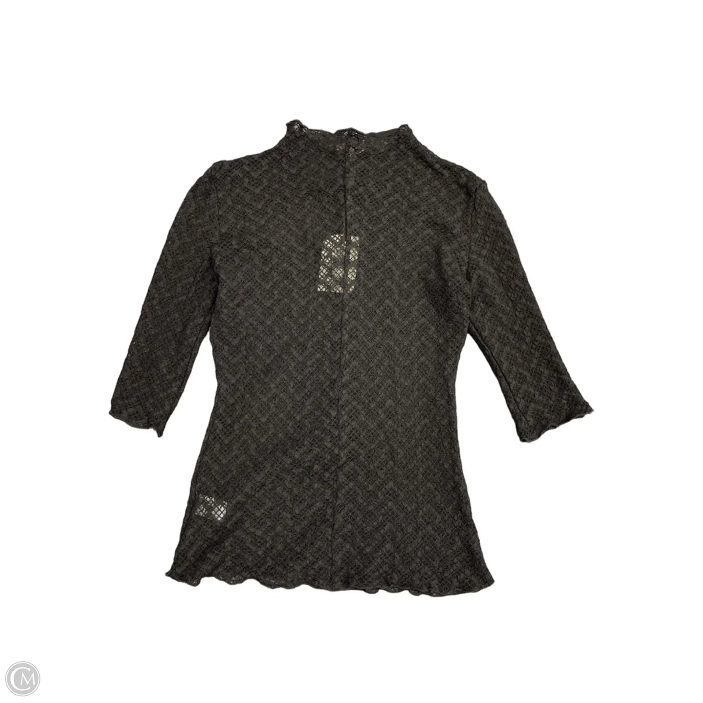 Top Short Sleeve By Easel In Black, Size: M
