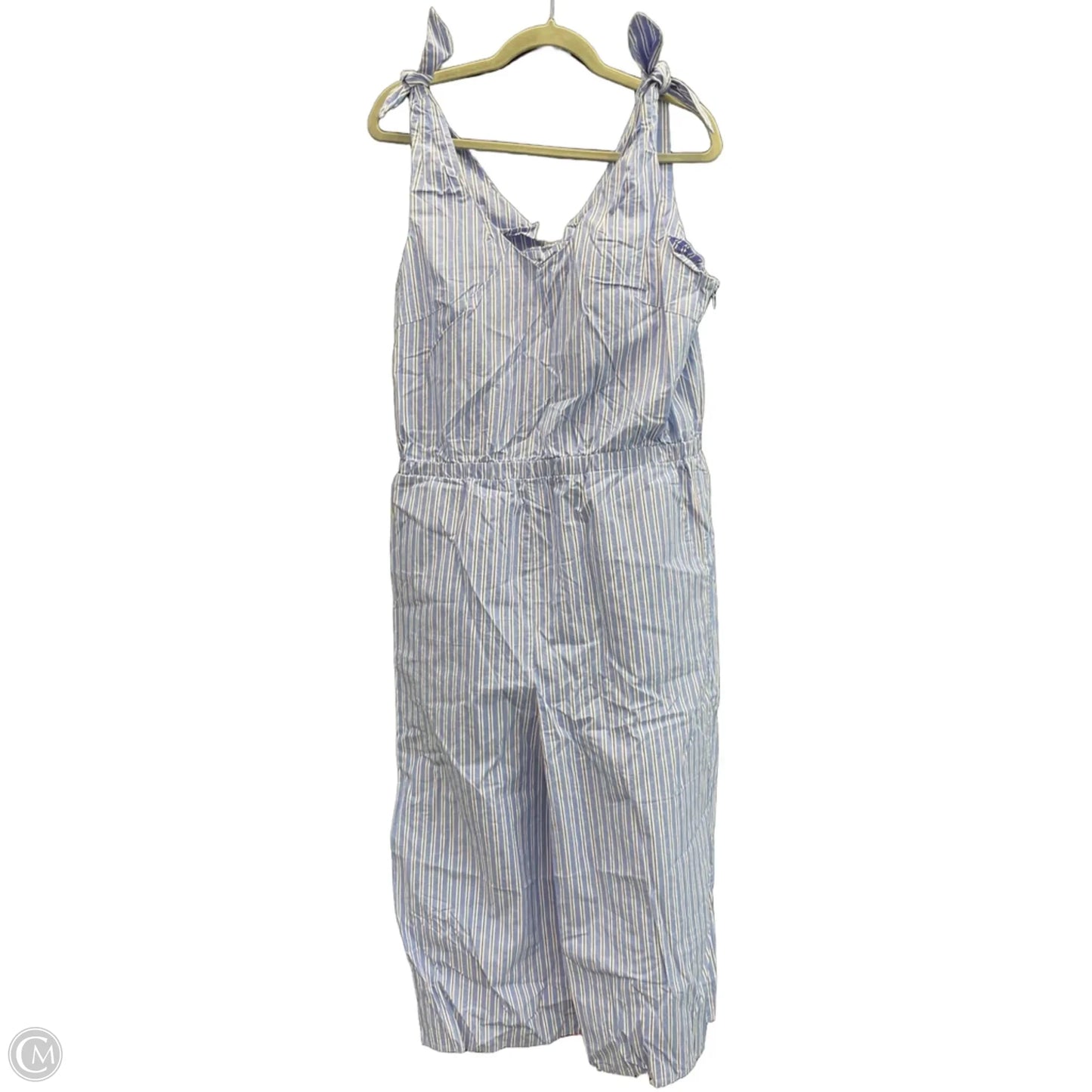 Jumpsuit By Cupio In Blue & White, Size: 12