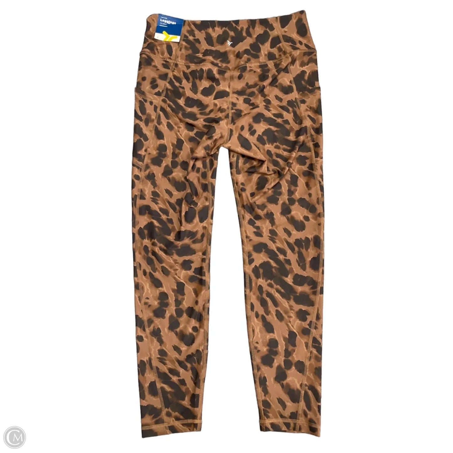 Athletic Leggings By Old Navy In Black & Brown, Size: L