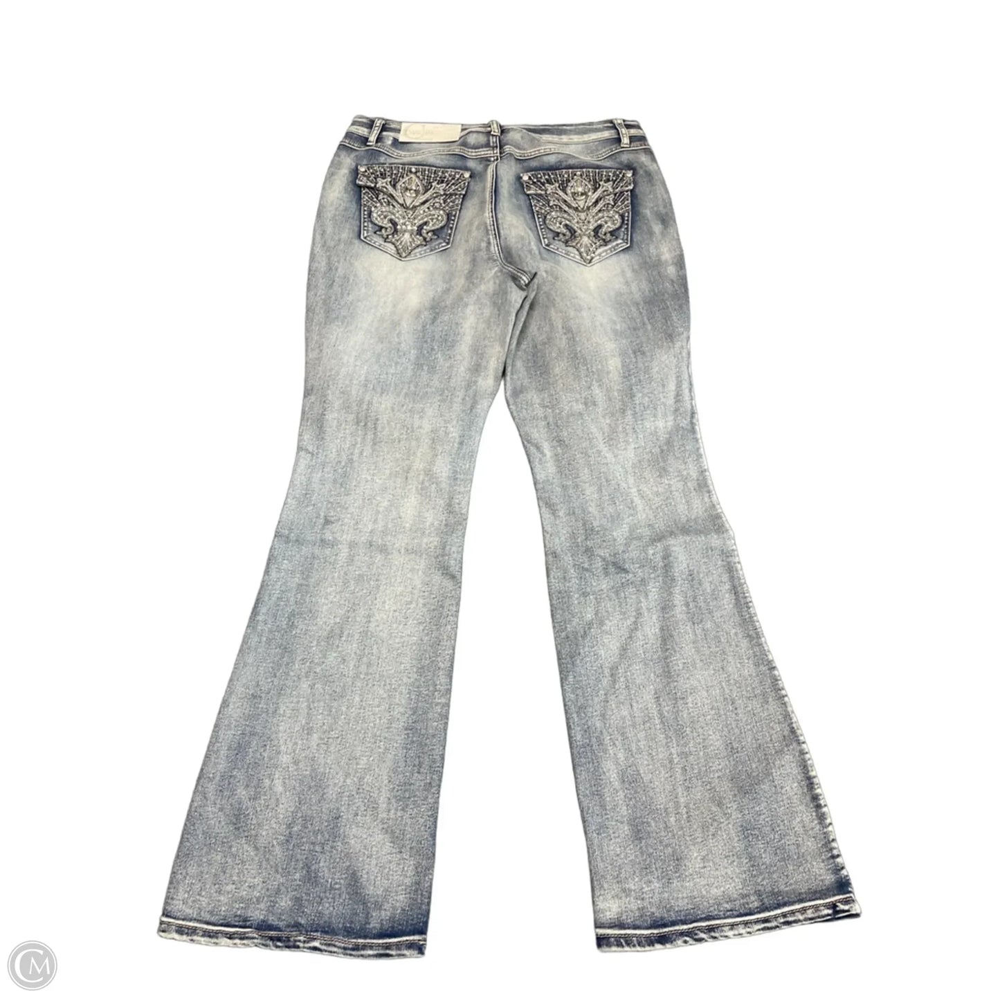 Jeans Straight By Cato In Blue Denim, Size: 14