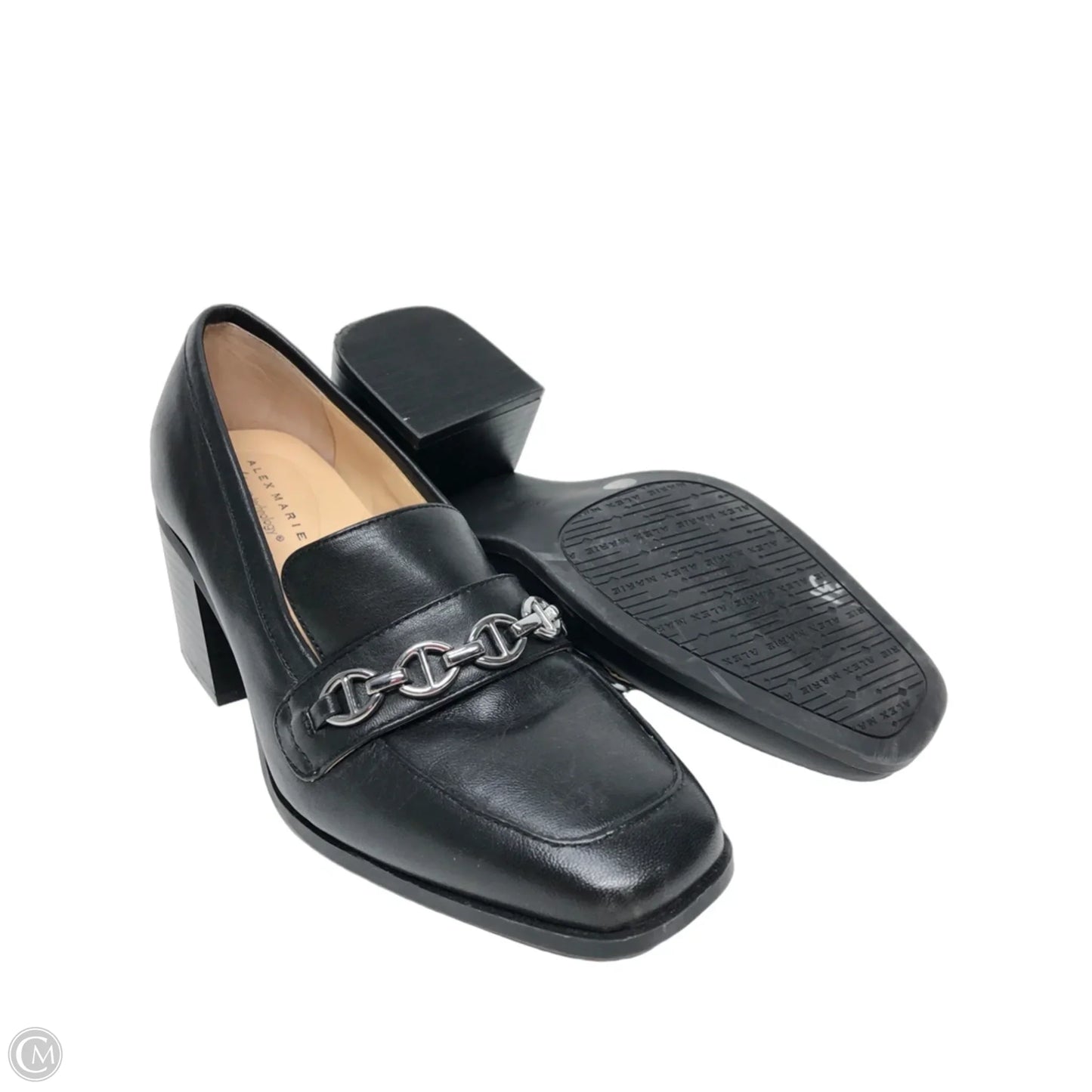 Shoes Heels Block By Alex Marie In Black, Size: 9