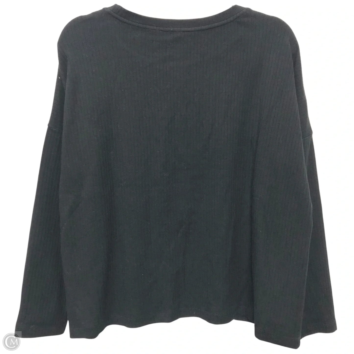 Top Long Sleeve By Banana Republic In Black, Size: S