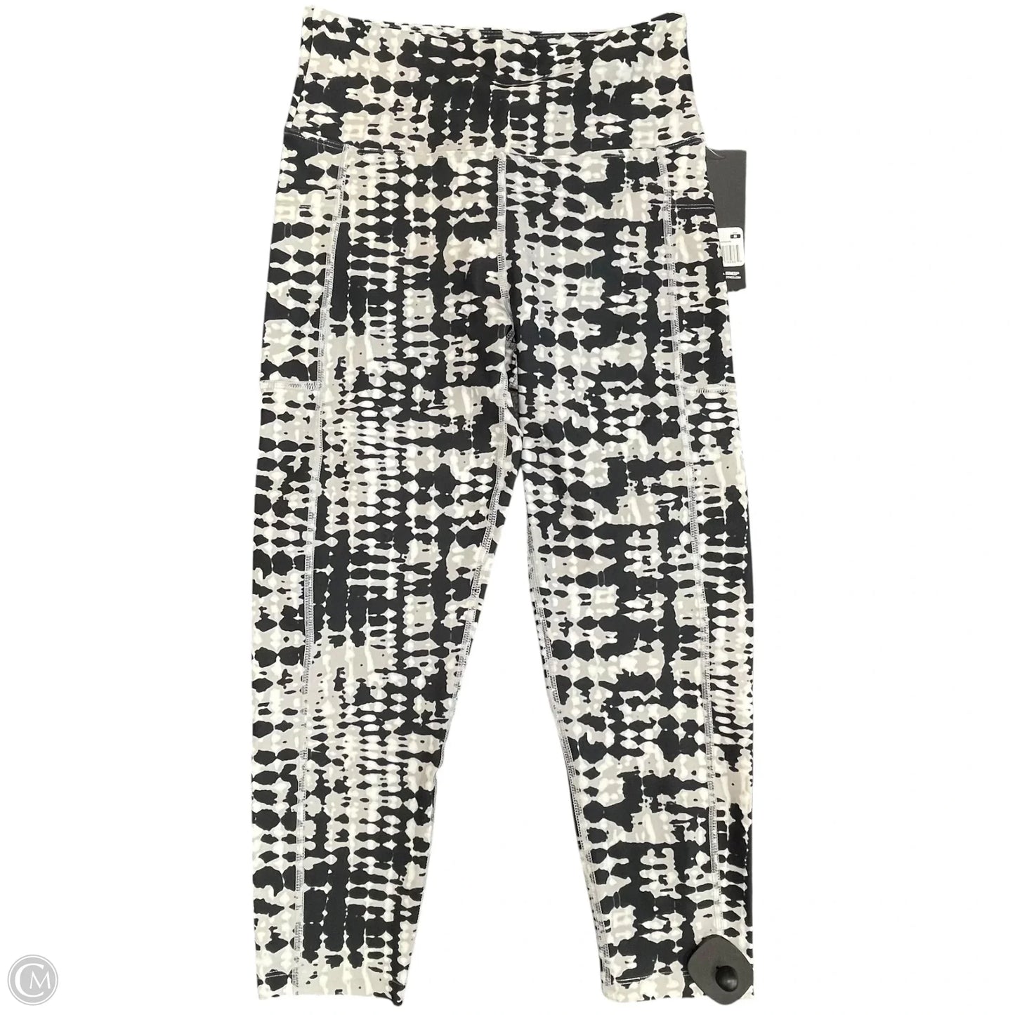 Athletic Leggings By Clothes Mentor In Black & Grey, Size: M