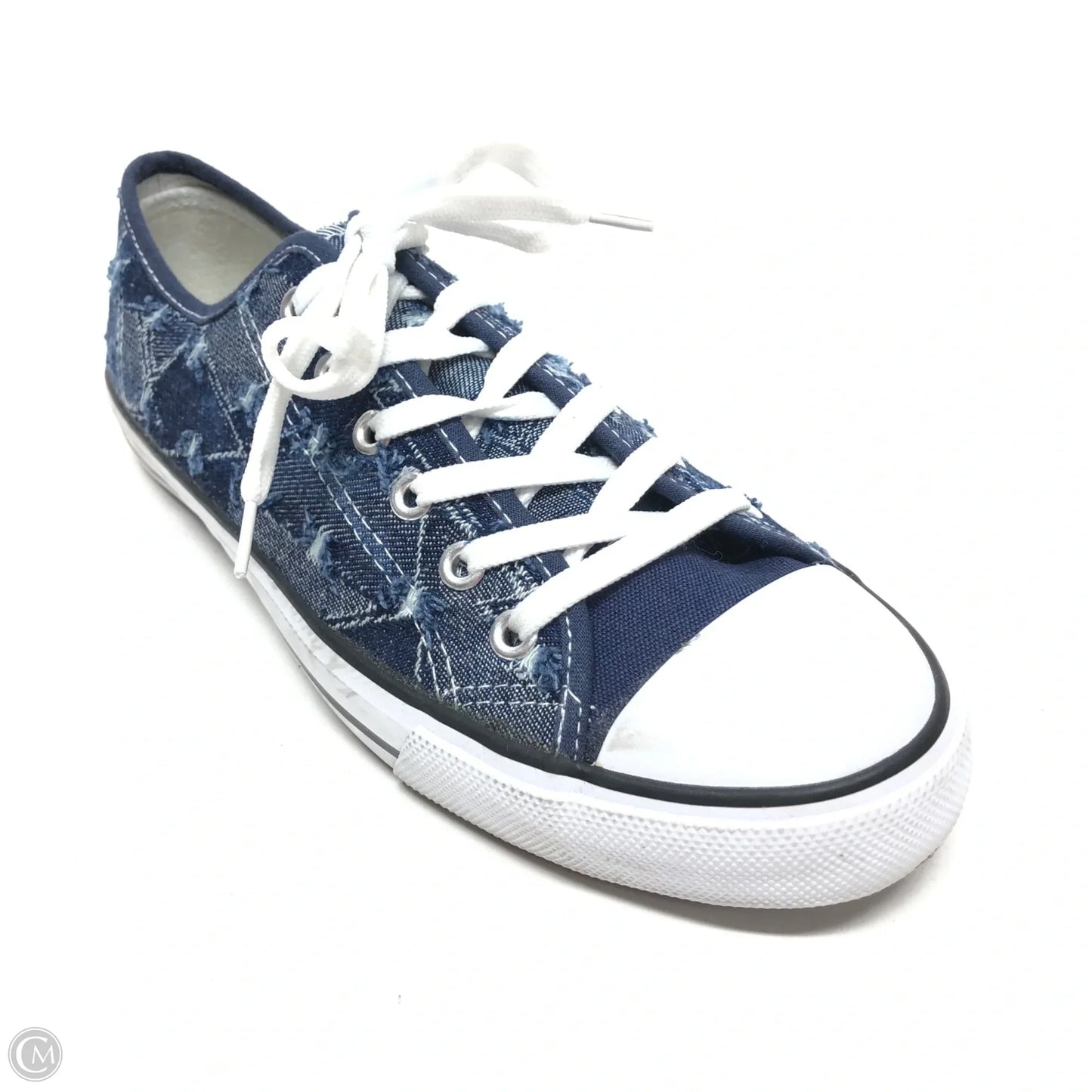 Shoes Sneakers By Just Be In Blue, Size: 9