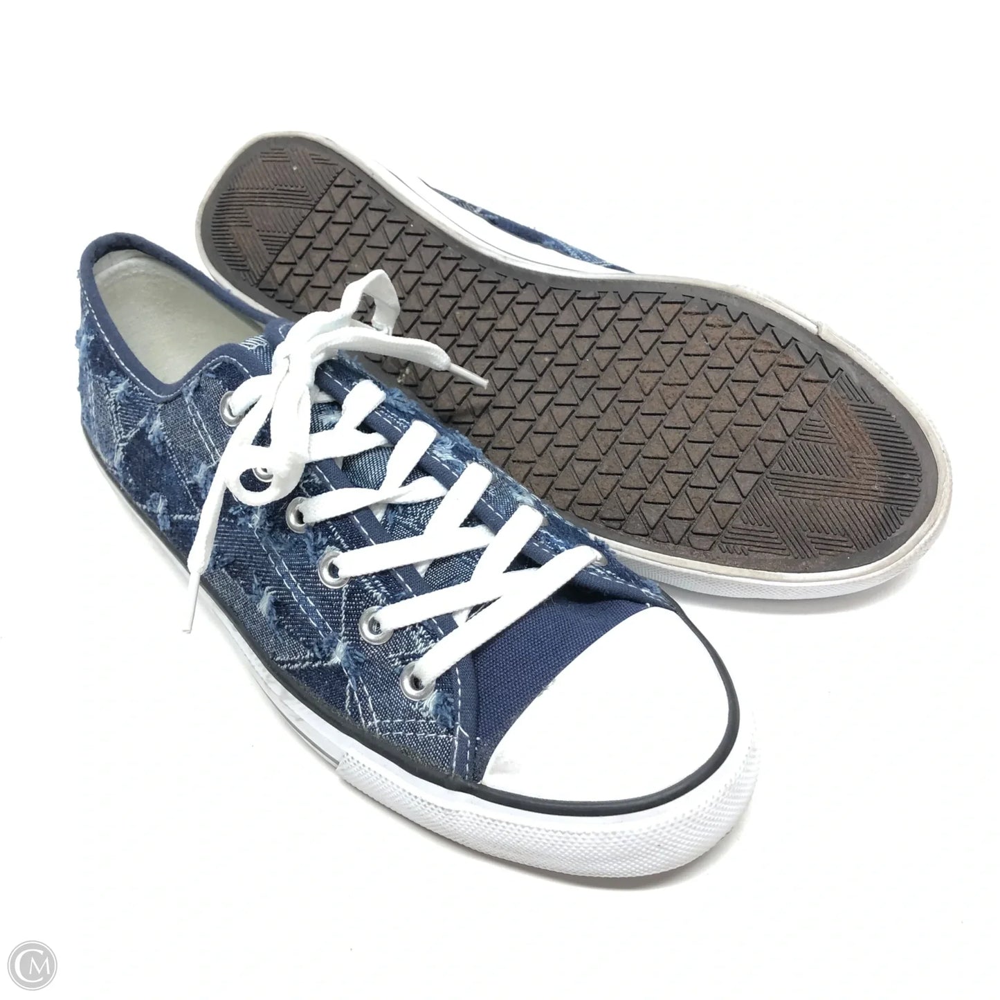 Shoes Sneakers By Just Be In Blue, Size: 9