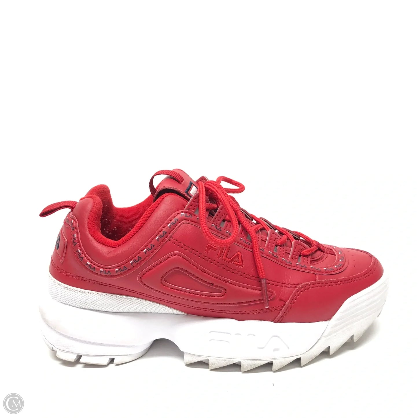 Shoes Sneakers By Fila In Red, Size: 7
