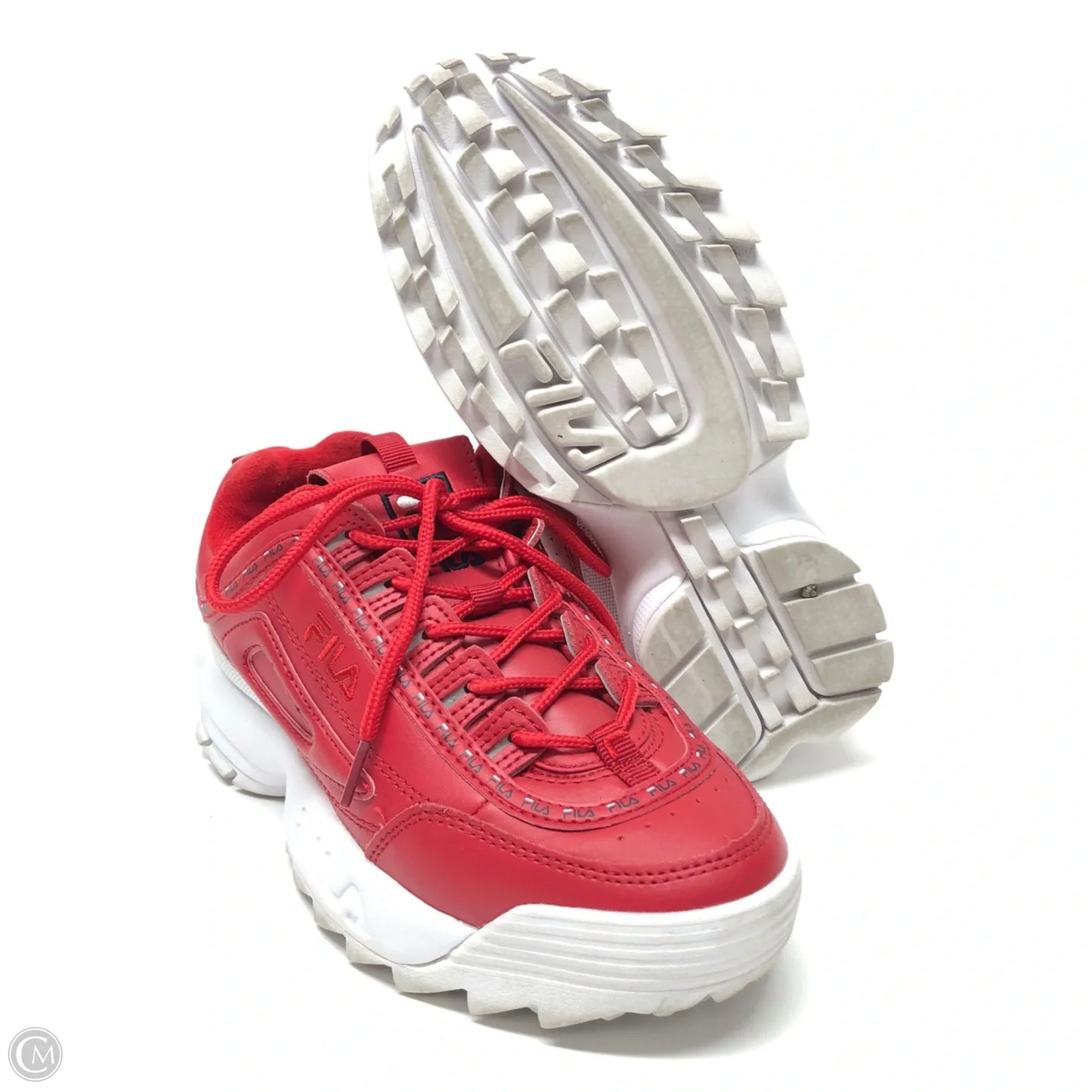 Shoes Sneakers By Fila In Red, Size: 7