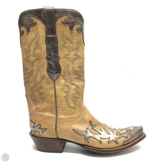 Boots Western By Lucchese In Beige, Size: 8.5
