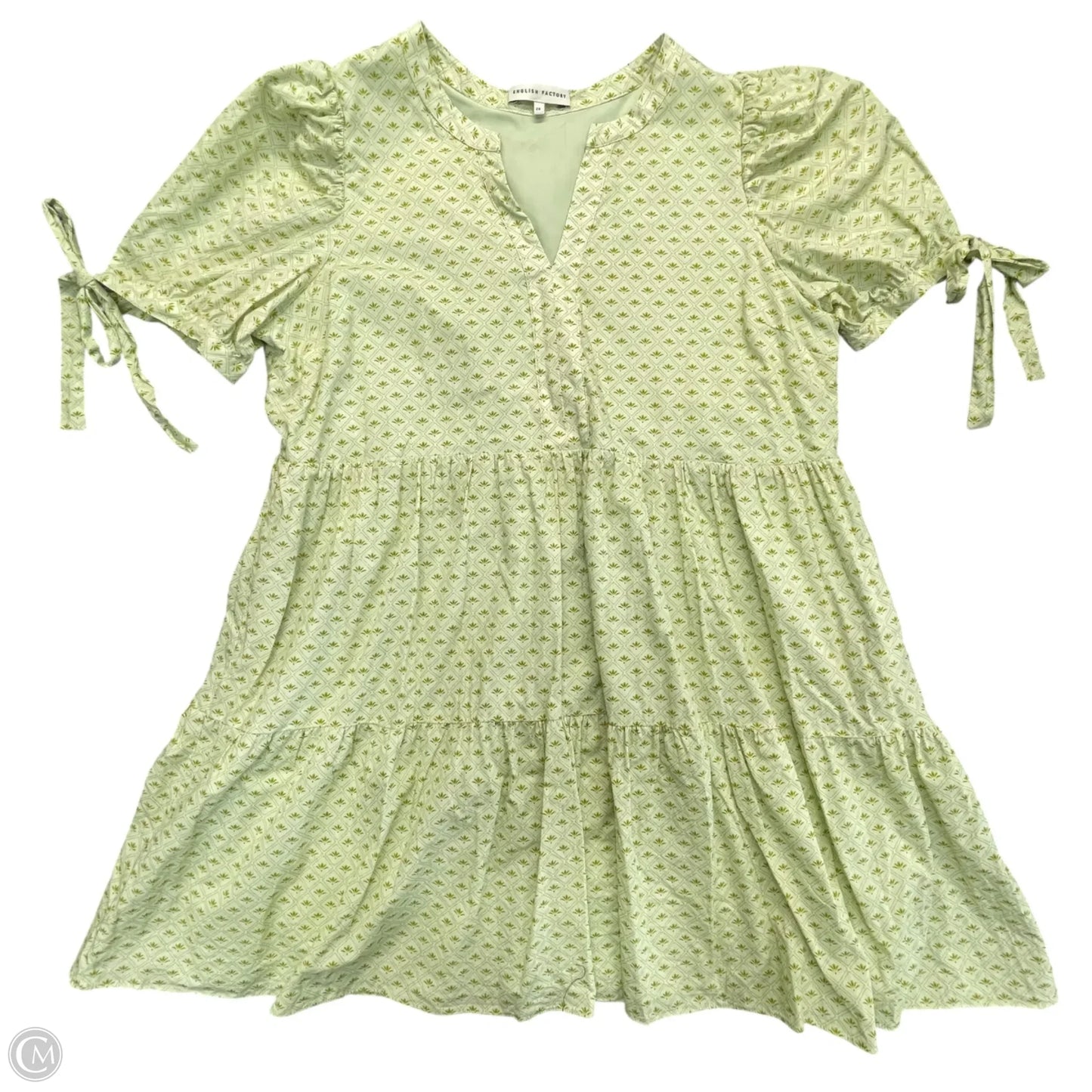 Dress Casual Short By English Factory In Green, Size: 2x